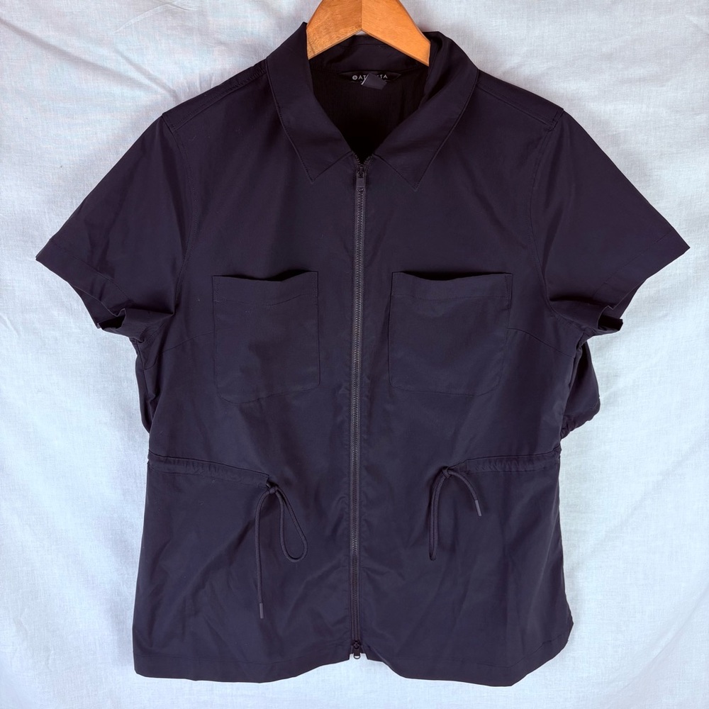Athleta Advantage Cinch Top Black Size L - Picture 2 of 7